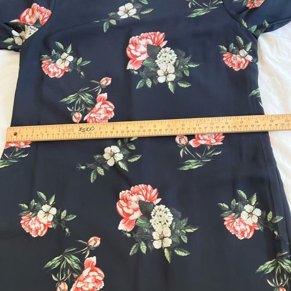 Pink Martini medium women’s Black Floral Midi Dress - Picture 15 of 16